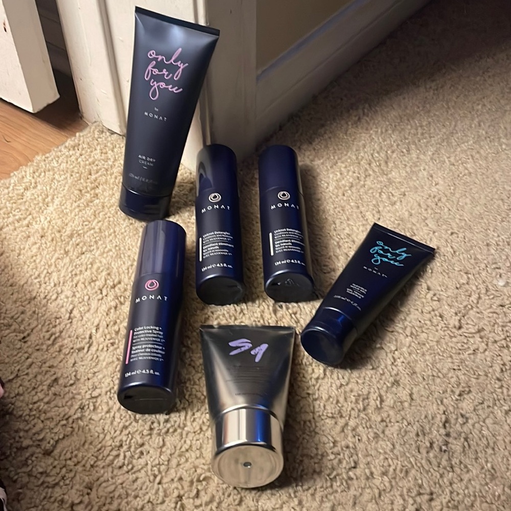 SOLD ~ Monat. Hair care items. New. *Click on description to see every item.